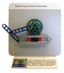 Демонстрационная модель "Зубчато-рычажный механизм"  - fgospostavki.ru - Каменск-Уральский