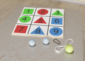 Мишень напольная цветная с цифрами - fgospostavki.ru - Каменск-Уральский