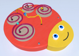 Настенный игровой элемент в виде головы гусеницы - fgospostavki.ru - Каменск-Уральский