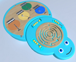 Настенный игровой элемент «Гусеница» - fgospostavki.ru - Каменск-Уральский