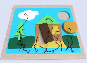 Настенная панель «Домик» - fgospostavki.ru - Каменск-Уральский