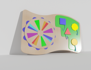 Тактильно-развивающая панель «Яркие краски» - fgospostavki.ru - Каменск-Уральский