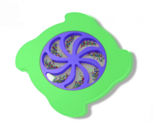 Тактильно-развивающая панель «Вращение радуги» - fgospostavki.ru - Каменск-Уральский