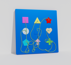 Тактильно-развивающая панель «Геометрия» - fgospostavki.ru - Каменск-Уральский