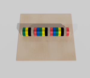 Тактильно-развивающая панель с разноцветными кругами - fgospostavki.ru - Каменск-Уральский