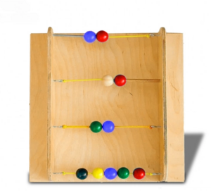 Тактильно-развивающая панель с текстурами и радужными шариками - fgospostavki.ru - Каменск-Уральский