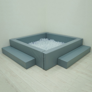 Сухой бассейн с шариками и RGB-подсветкой 190х190 см - fgospostavki.ru - Каменск-Уральский