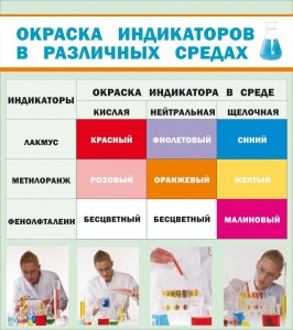 Стенд "Окраска индикаторов в различных средах" - fgospostavki.ru - Каменск-Уральский