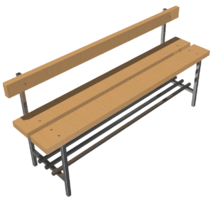 Скамья для раздевалок со спинкой (1,5 метра) - fgospostavki.ru - Каменск-Уральский