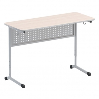 Стол ученический двухместный с перфорированной панелью - fgospostavki.ru - Каменск-Уральский
