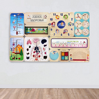 «Азбука здоровья» - Дидактическая настенная панель - fgospostavki.ru - Каменск-Уральский