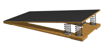 Мостик гимнастический подкидной усиленный (4 пружины) - fgospostavki.ru - Каменск-Уральский