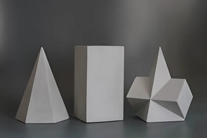 Набор гипсовых геометрических тел (15 штук) - fgospostavki.ru - Каменск-Уральский