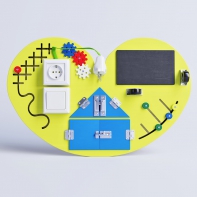 Бизиборд «Большое жёлтое сердце» - fgospostavki.ru - Каменск-Уральский