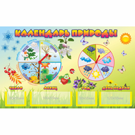 Стенд "Календарь природы" 0.5x0.3 - fgospostavki.ru - Каменск-Уральский
