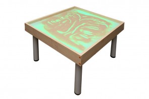 Столик на ножках для рисования песком "Радуга" с подсветкой RGB - fgospostavki.ru - Каменск-Уральский