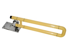 Поручень откидной с антибактериальным покрытием (желтый) - fgospostavki.ru - Каменск-Уральский