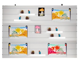 Стенд экспозиционный навесной для детских работ - fgospostavki.ru - Каменск-Уральский