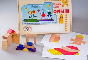 Игровой набор Фребеля "Конструктор деревянный без соединений-2" (Серия "Эксперимент") - fgospostavki.ru - Каменск-Уральский