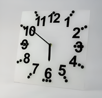 Часы тактильные настольные с крупными цифрами - fgospostavki.ru - Каменск-Уральский