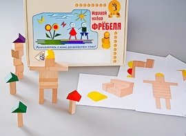 Игровой набор Фребеля "Конструктор деревянный без соединений-3" (Серия "Эксперимент") - fgospostavki.ru - Каменск-Уральский