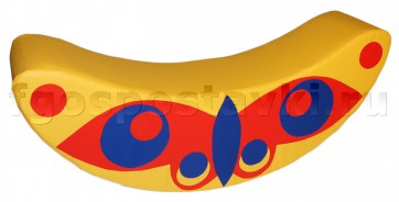 Мягкий модуль "Качалка-бабочка" (120х30х50 сантиметров) - fgospostavki.ru - Каменск-Уральский