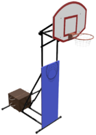 Стойка стритбольная-минибаскетбольная складная, переносная (регулируемая высота от 2,75 метров до 3,05 метра) - fgospostavki.ru - Каменск-Уральский