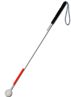 Трость телескопическая композитная с вращающимся шарообразным наконечником длинная на крючке - fgospostavki.ru - Каменск-Уральский