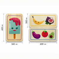 Набор стеновых панелей «Милая еда - Радуга вкуса» - fgospostavki.ru - Каменск-Уральский