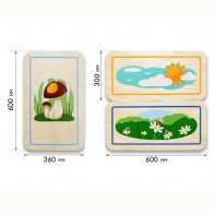 Набор стеновых панелей «Природа нашего края - Прогулка» - fgospostavki.ru - Каменск-Уральский
