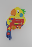 Бизиборд «Разноцветный попугай» - fgospostavki.ru - Каменск-Уральский