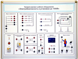 Типовой комплект учебного оборудования «Электробезопасность в установках до 1000 В»  - fgospostavki.ru - Каменск-Уральский