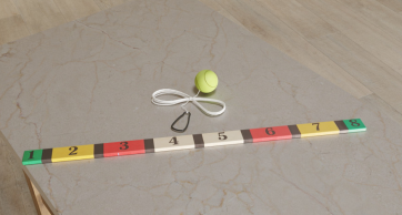 Мяч-маятник и планка для отбивания с цифрами - fgospostavki.ru - Каменск-Уральский