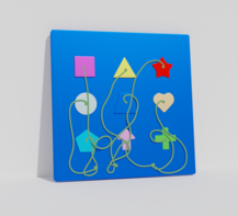 Тактильно-развивающая панель «Геометрия» - fgospostavki.ru - Каменск-Уральский