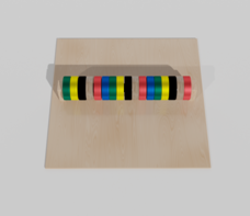 Тактильно-развивающая панель с разноцветными кругами - fgospostavki.ru - Каменск-Уральский