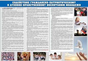 Стенд "Содействие гражданско-патриотическому и духовно-нравственному воспитанию молодежи" - fgospostavki.ru - Каменск-Уральский