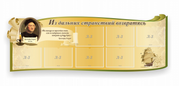 Стенд резной "Из дальних странствий возвратясь" - fgospostavki.ru - Каменск-Уральский