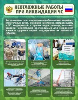 Стенд "Неотложные работы при ликвидации ЧС" - fgospostavki.ru - Каменск-Уральский