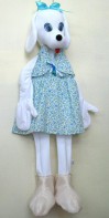Ростовая кукла "Собачка белая" - fgospostavki.ru - Каменск-Уральский