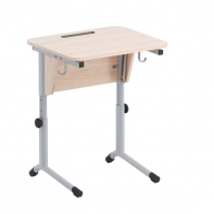 Стол ученический с наклоном столешницы (0-24°) на плоскоовальной трубе - fgospostavki.ru - Каменск-Уральский