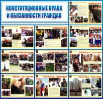 Стенд "Конституционные права и обязанности граждан" - fgospostavki.ru - Каменск-Уральский
