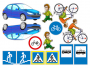 Магнитно-маркерная доска "Дорожные правила пешехода" с комплектом тематических магнитов - fgospostavki.ru - Каменск-Уральский
