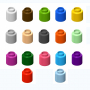  Элемент конструктора одиночный одноцветный Color Blocks 100 штук - fgospostavki.ru - Каменск-Уральский